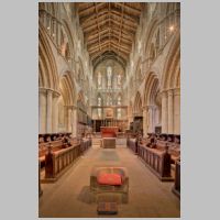 Hexham Abbey, Choir, photo by Michael D Beckwith on Wikipedia.jpg